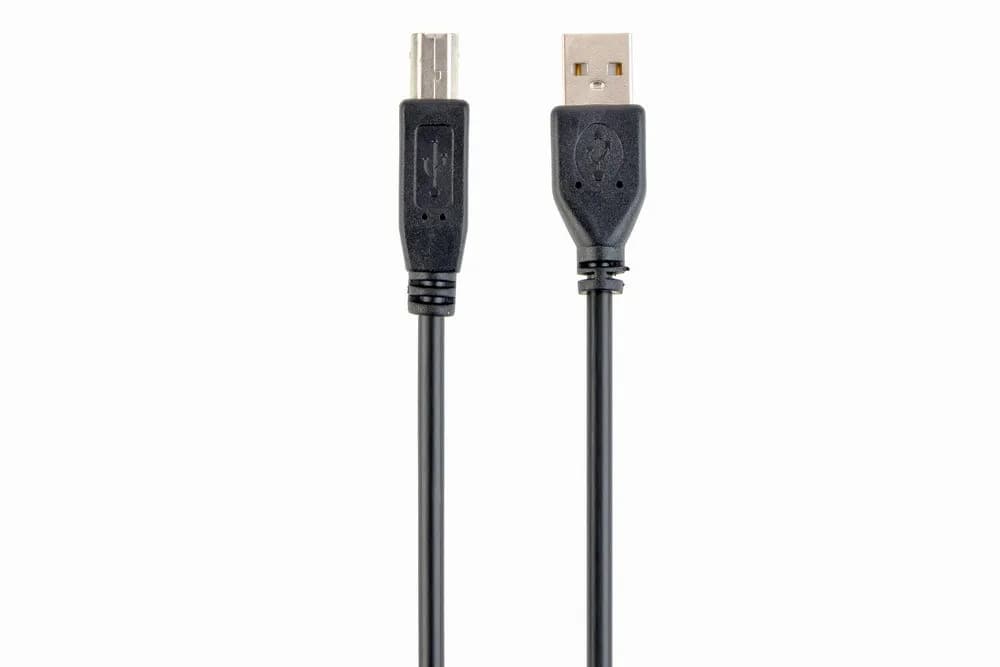 Gembird Kabel CCP-USB2-AMBM-10 (USB 2.0 typu A M - USB 2.0 typu B M; 3m; kolor czarny), zdjęcie 1 z 5
