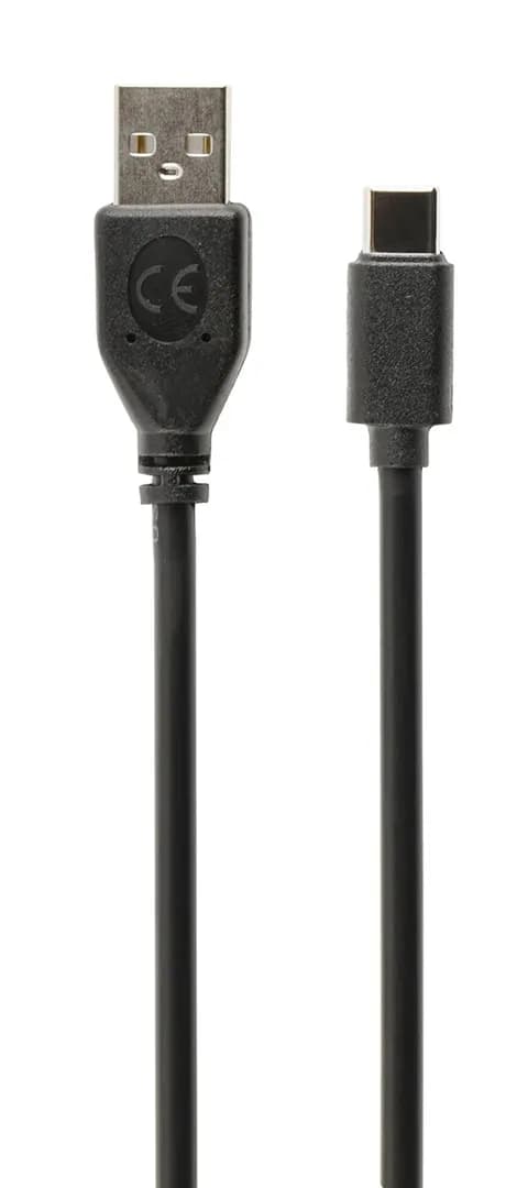 Gembird Kabel CCP-USB2-AMCM-1M (USB 2.0 M - USB typu C M; 1m; kolor czarny), zdjęcie 1 z 4