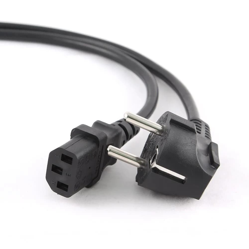 Gembird Kabel PC-186-VDE-3M (C13, IEC C13, IEC 320 C13 - Schuko ; 3m; kolor czarny), zdjęcie 1 z 4