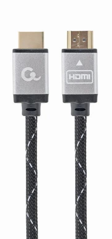 Gembird Kabel Seria select plus CCB-HDMIL-7.5M (HDMI M - HDMI M; 7,5m; kolor czarny), zdjęcie 1 z 3