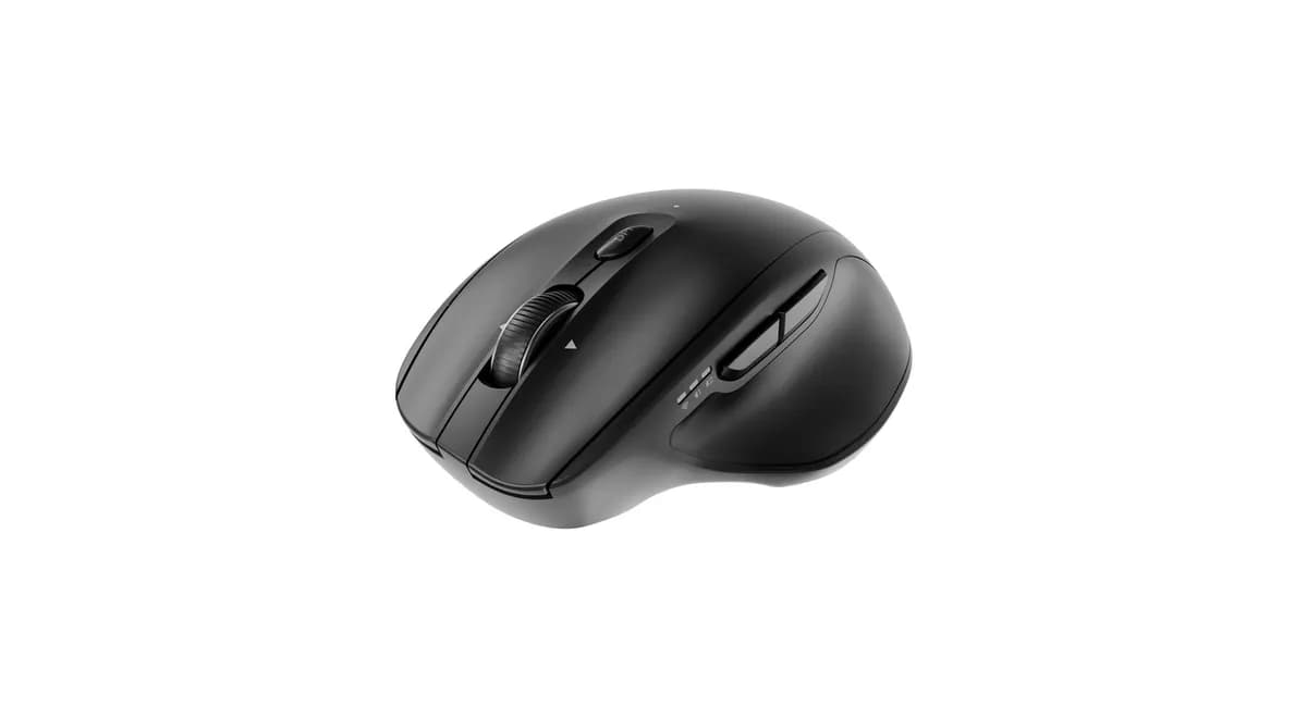 Gembird MYSZ BEZPRZEWODOWA DUAL-MODE (2.4G + BT) 2400 DPI, 6 PRZYCISKÓW, KOLOR CZARNY, zdjęcie 1 z 8