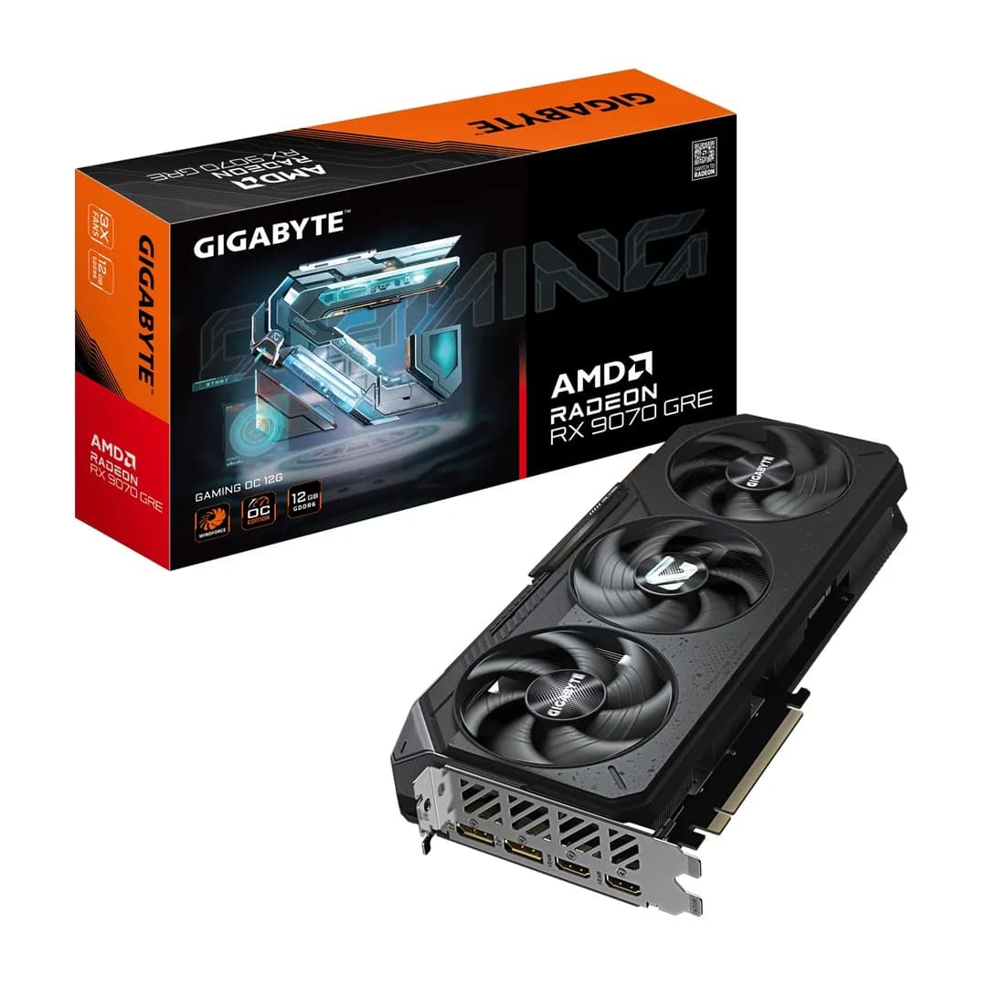 Gigabyte Karta graf. Radeon RX 9070 GRE GAMING OC 12G, zdjęcie 1 z 7