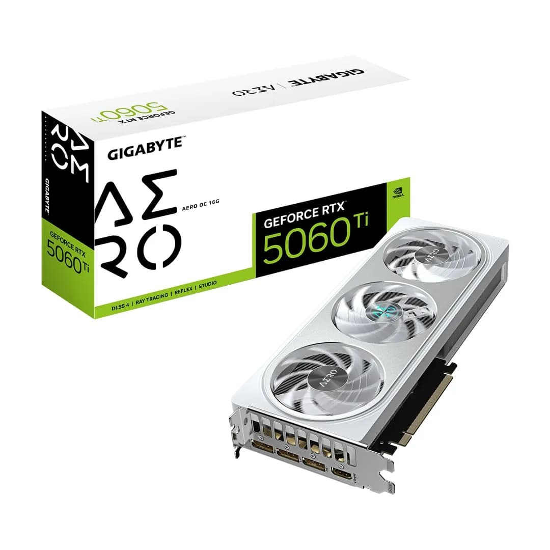 Gigabyte Karta graficzna GeForce RTX 5060 Ti AERO OC 16GB, zdjęcie 1 z 8