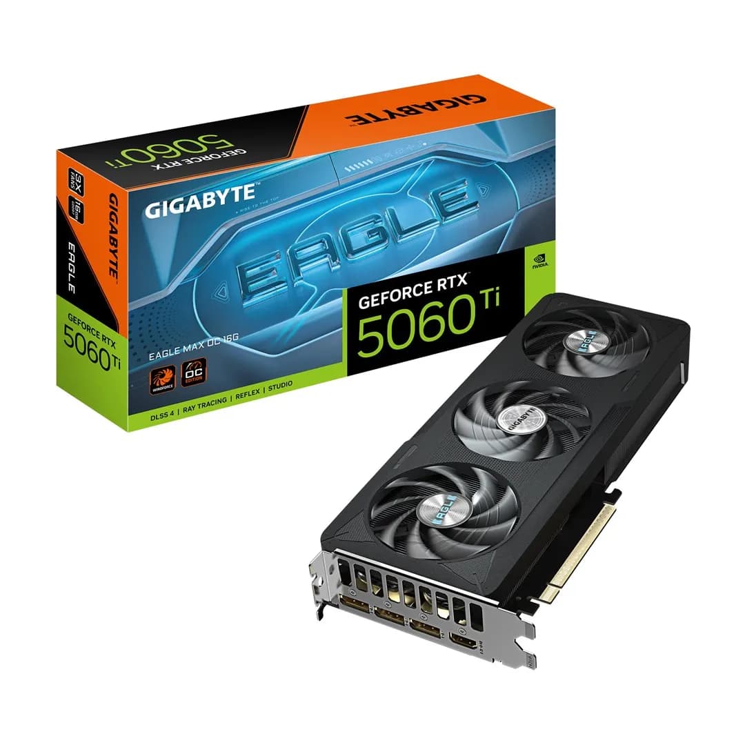 Gigabyte Karta graficzna GeForce RTX 5060 Ti EAGLE MAX OC 16GB, zdjęcie 1 z 8