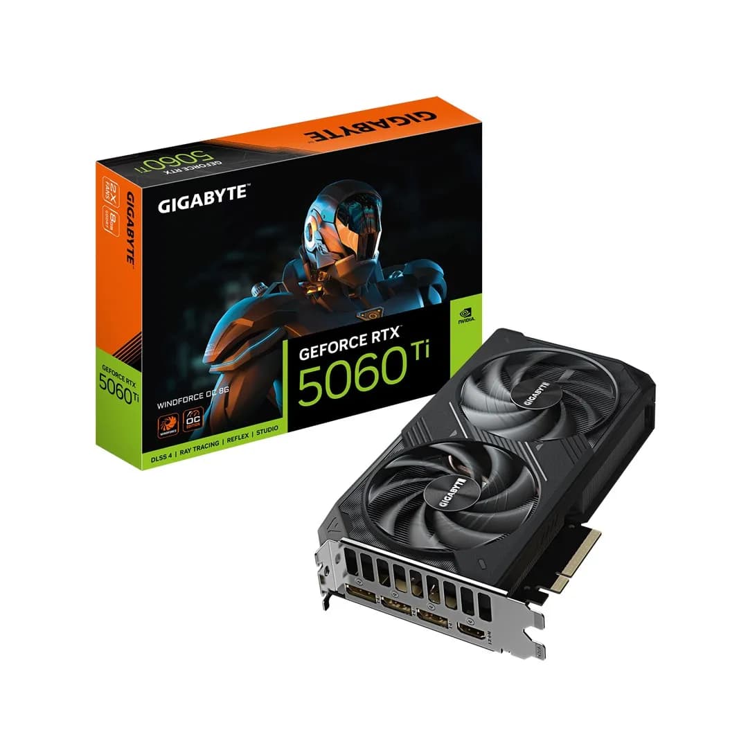 Gigabyte Karta graficzna GeForce RTX 5060 Ti WINDFORCE OC 8GB, zdjęcie 1 z 7