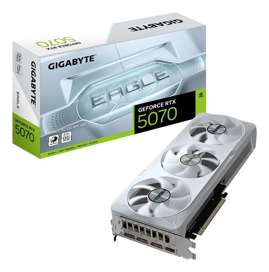 Gigabyte Karta graficzna GeForce RTX 5070 EAGLE OC ICE 12GB, zdjęcie 1 z 8