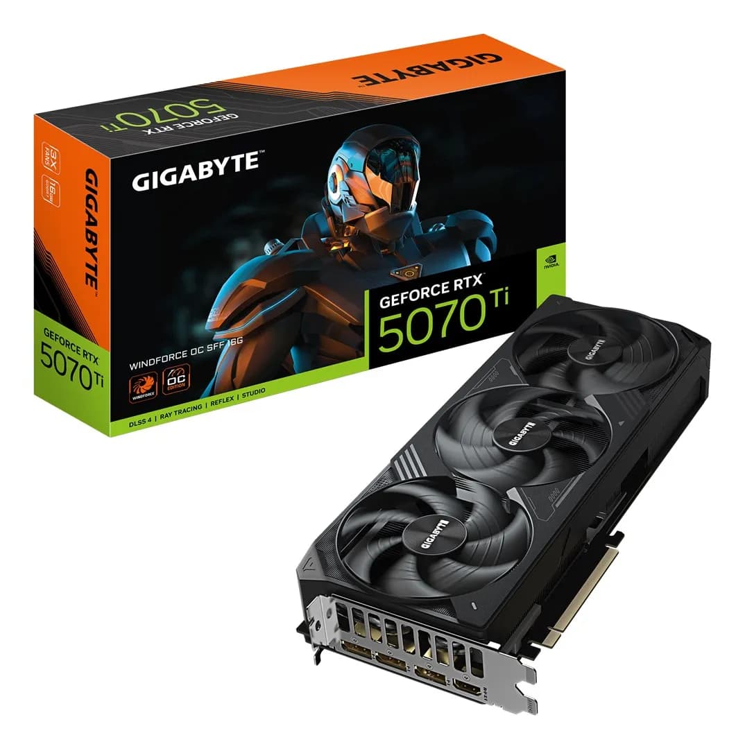 Gigabyte Karta graficzna GeForce RTX 5070 Ti WINDFORCE OC SFF 16GB, zdjęcie 1 z 8