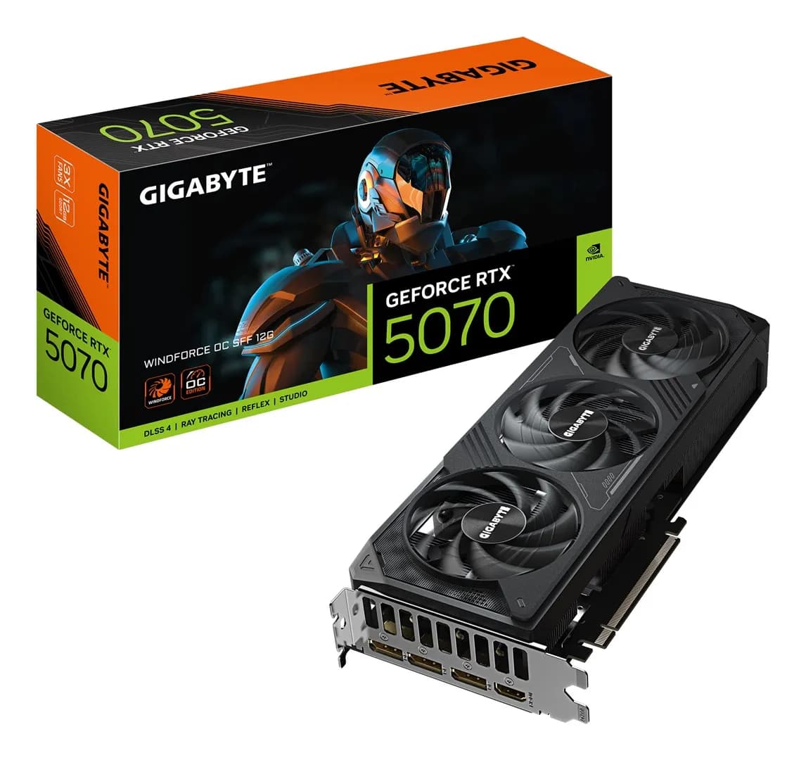 Gigabyte Karta graficzna GeForce RTX 5070 WINDFORCE OC 12GB, zdjęcie 1 z 8