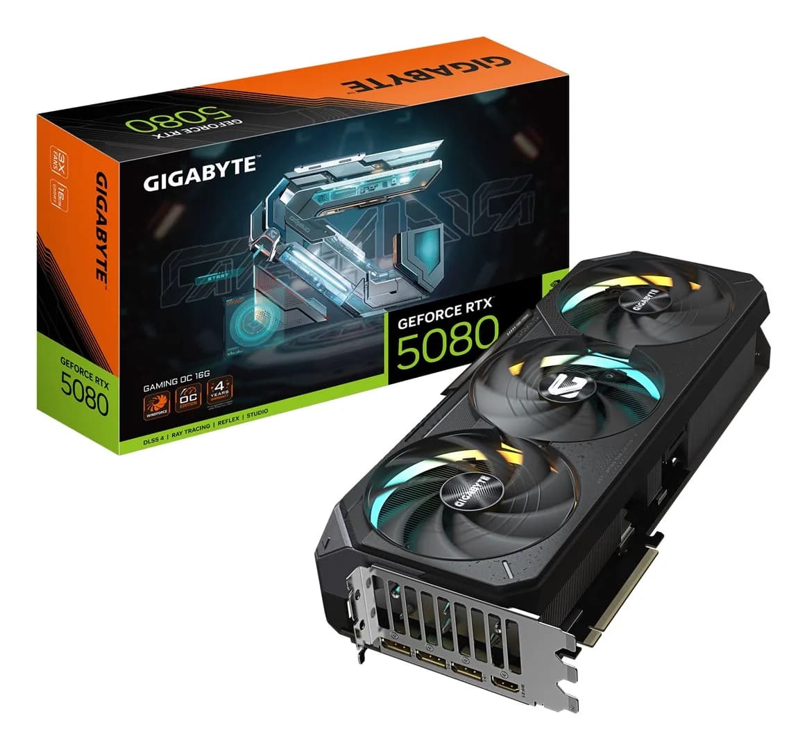 Gigabyte Karta graficzna GeForce RTX 5080 Gaming OC 16GB GDDR7, zdjęcie 1 z 8