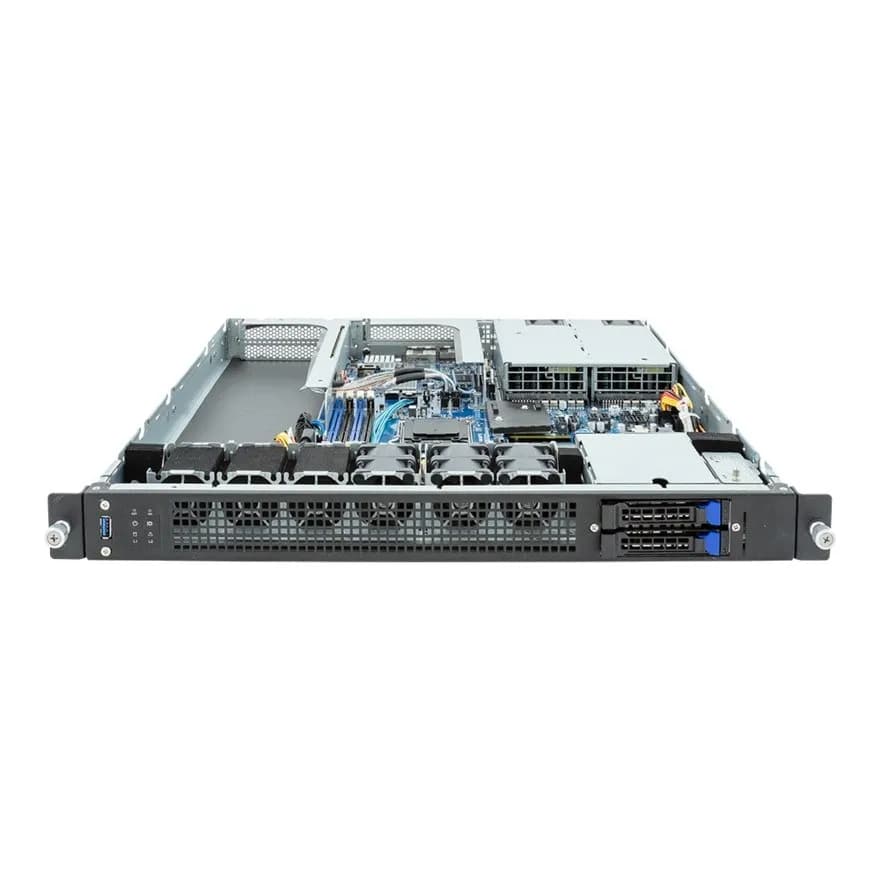 Gigabyte Platforma Rack (1U) E133-C10-AAA1 AMD Epyc 4004/Ryzen 7000 (2x 2,5" SATA HS, 1xM.2, zdjęcie 1 z 4