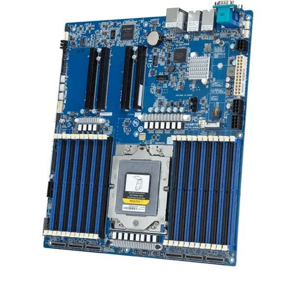 Gigabyte Płyta główna MZ33-AR0 1x SP5 AMD Epyc 9004 SoC (24x DIMM, 6x MCIO 8i, 1xM.2, 2x10Gbe, zdjęcie 1 z 4
