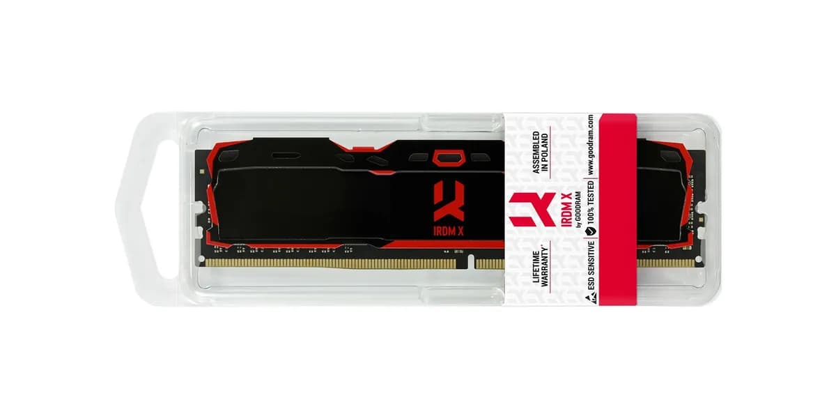 Goodram DDR4 8GB PC4-25600 (3200MHz) 16-20-20 IRDM X BLACK 1024x8