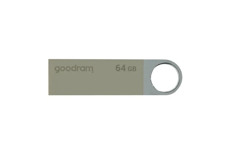 Goodram Pendrive UUN2 UUN2-0640S0R11 (64GB; USB 2.0; kolor srebrny), zdjęcie 1 z 3