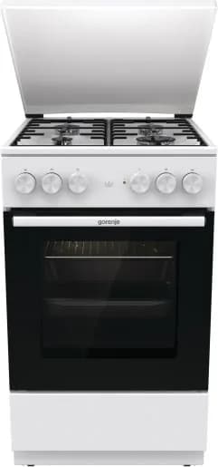Gorenje Kuchnia gazowo-elektryczna GK5A22WH | termoobieg | grill | biały, zdjęcie 1 z 12