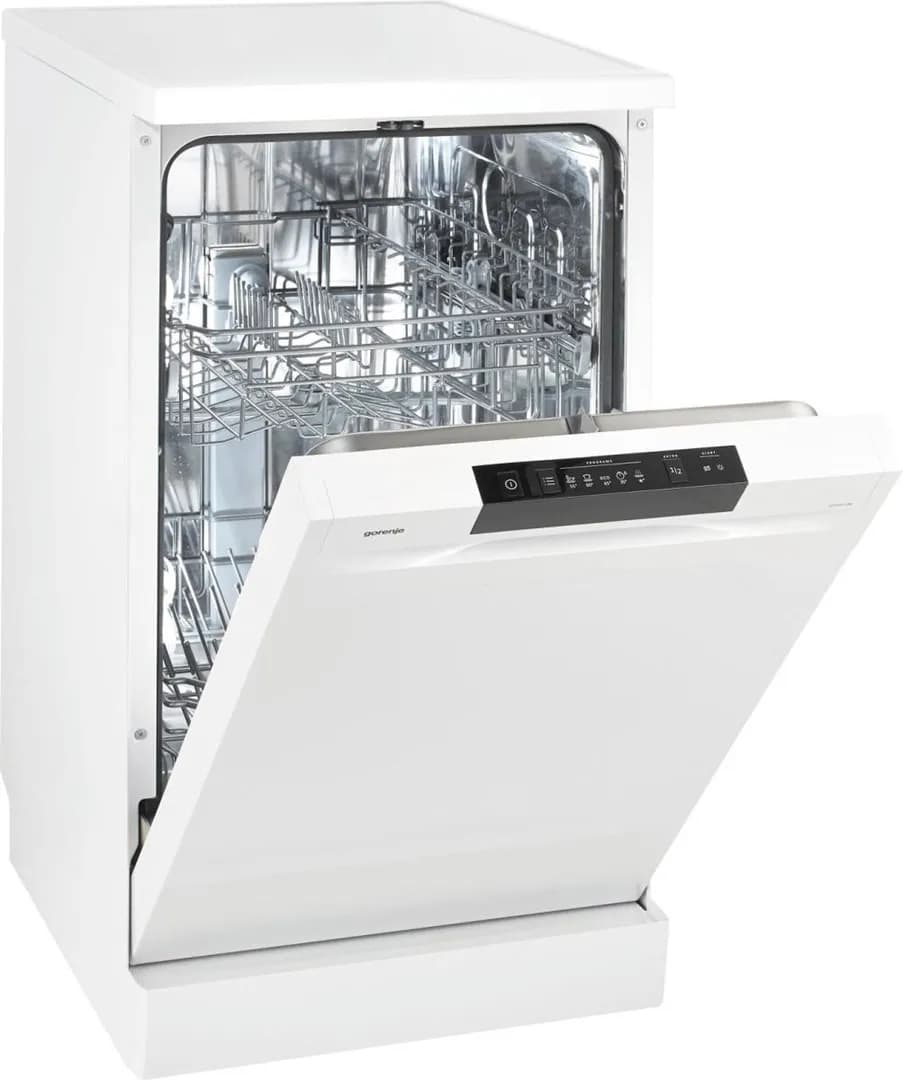 Gorenje Zmywarka wolnostojąca 60 cm GS520E15W | klasa E | 10 kpl | AquaStop | termoobieg | biały, zdjęcie 1 z 11