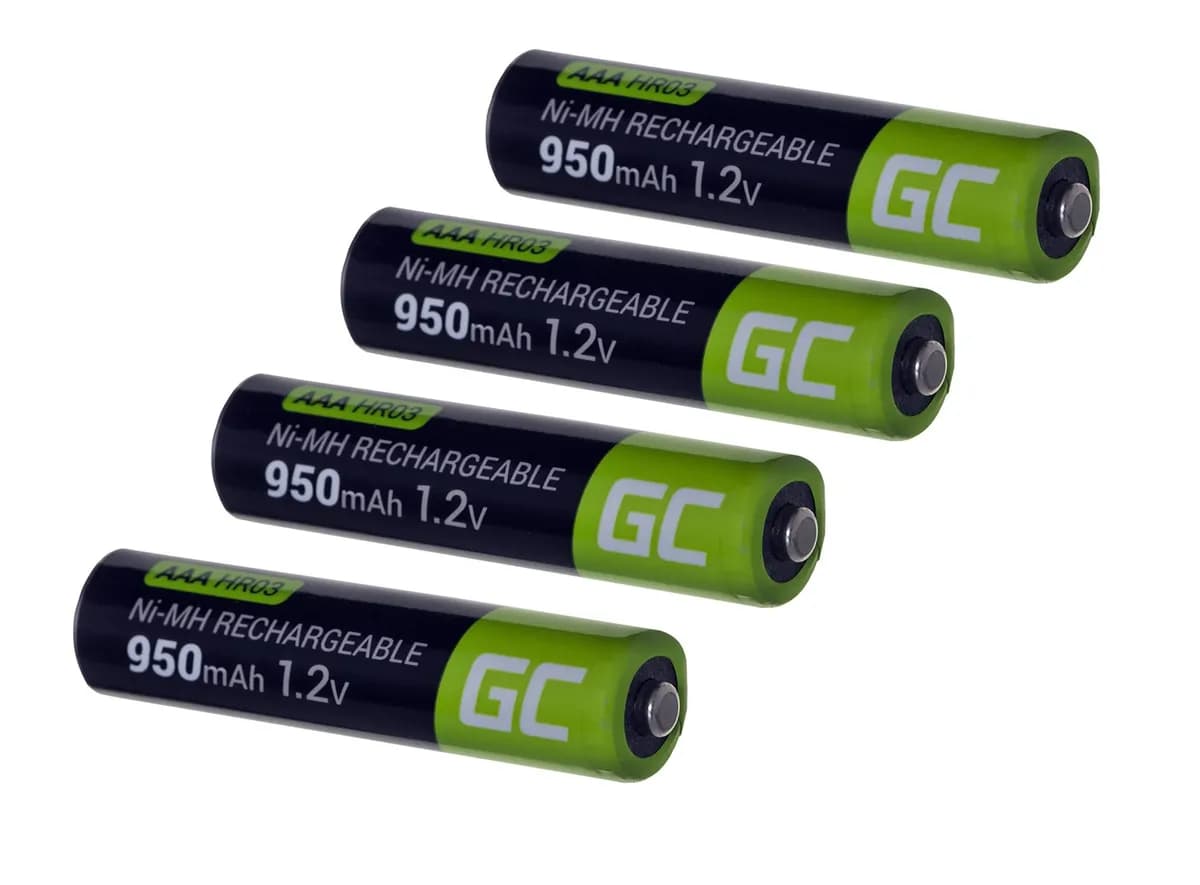 Green Cell AKUMULATORKI PALUSZKI 4X AAA R3 950MAH, zdjęcie 1 z 2