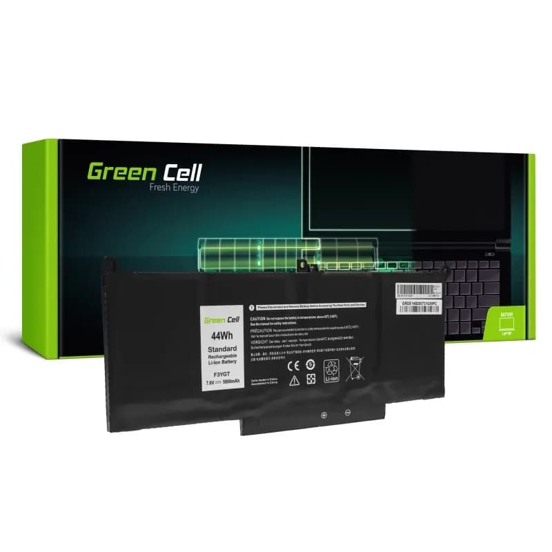 Green Cell BATERIA DE148 F3YGT DO DELL LATITUDE 7280 7290 7380 7390 7480 7490 5800MAH 7.6V, zdjęcie 1 z 5
