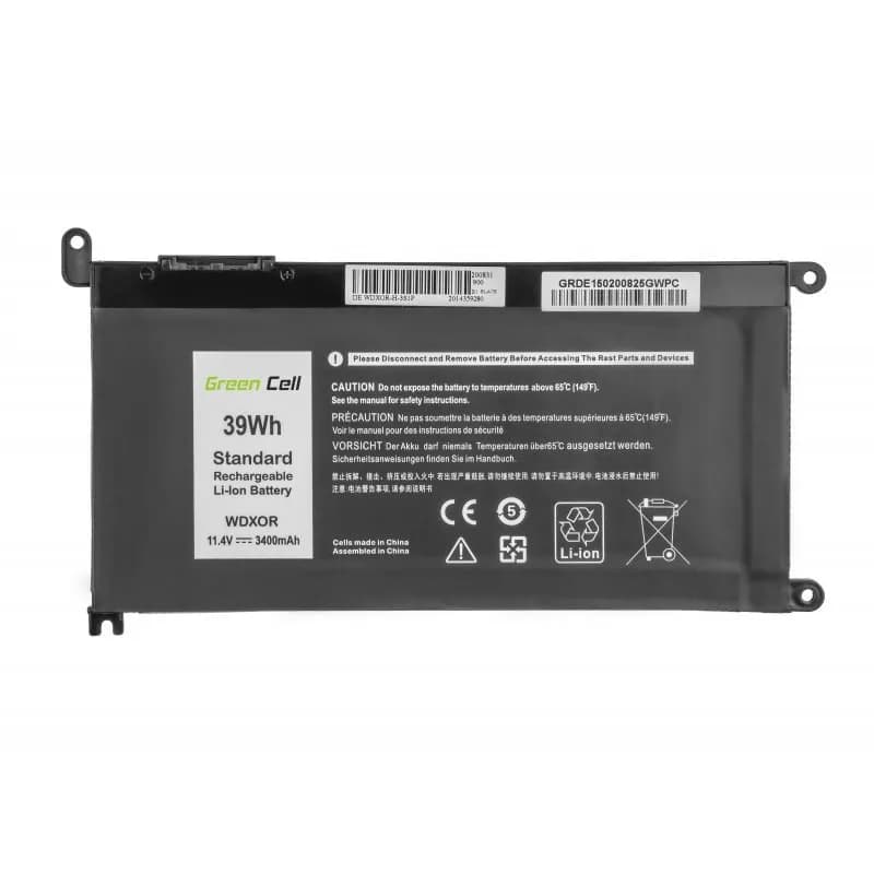 Green Cell BATERIA DE150 WDX0R WDXOR DO DELL INSPIRON 13 5378 5379 14 5482 15 5568 5578 5579 7560, zdjęcie 1 z 4