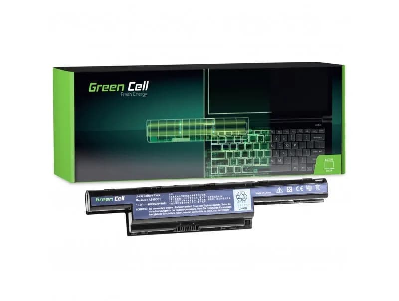 Green Cell BATERIA DO ACER ASPIRE 5740G 5741G 5742G 5749Z 5750G 5755G, 11,1V 4400MAH, zdjęcie 1 z 11