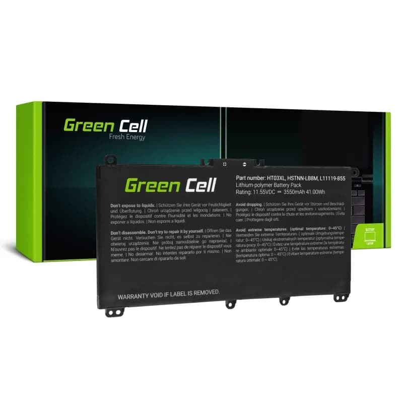 Green Cell BATERIA HP163 HT03XL DO HP 240 G7 245 G7 250 G7 255 G7, HP 14 15 17, HP PAVILION 14 15, zdjęcie 1 z 5