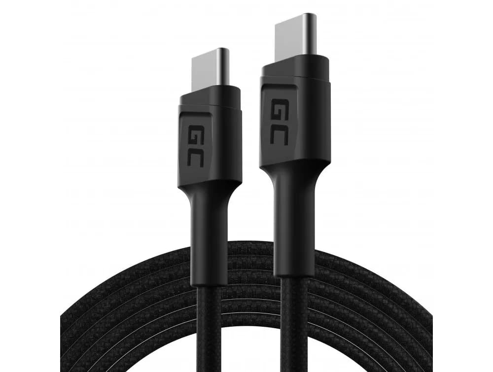 Green Cell KABEL KABGC29 GC POWERSTREAM USB-C - USB-C 200CM, POWER DELIVERY 60W, ULTRA CHARGE, QC 3.0