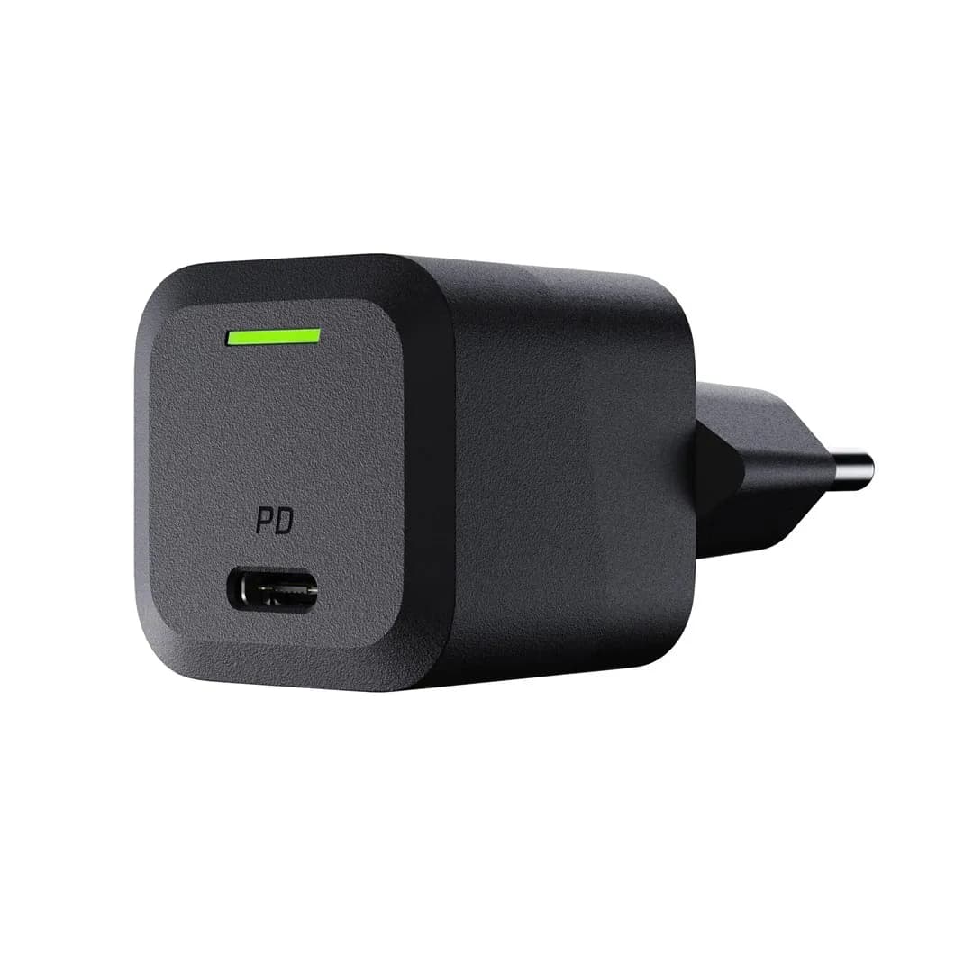 Green Cell ŁADOWARKA USB-C GAN GC POWERGAN 33W PD 3.0 QC 3.0 USB-C CZARNA, zdjęcie 1 z 9