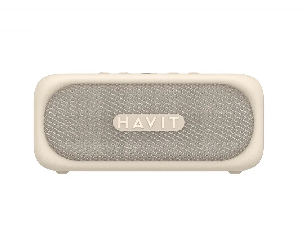 Havit Głośnik bezprzewodowy bluetooth SK905BT (beżowy), zdjęcie 1 z 3
