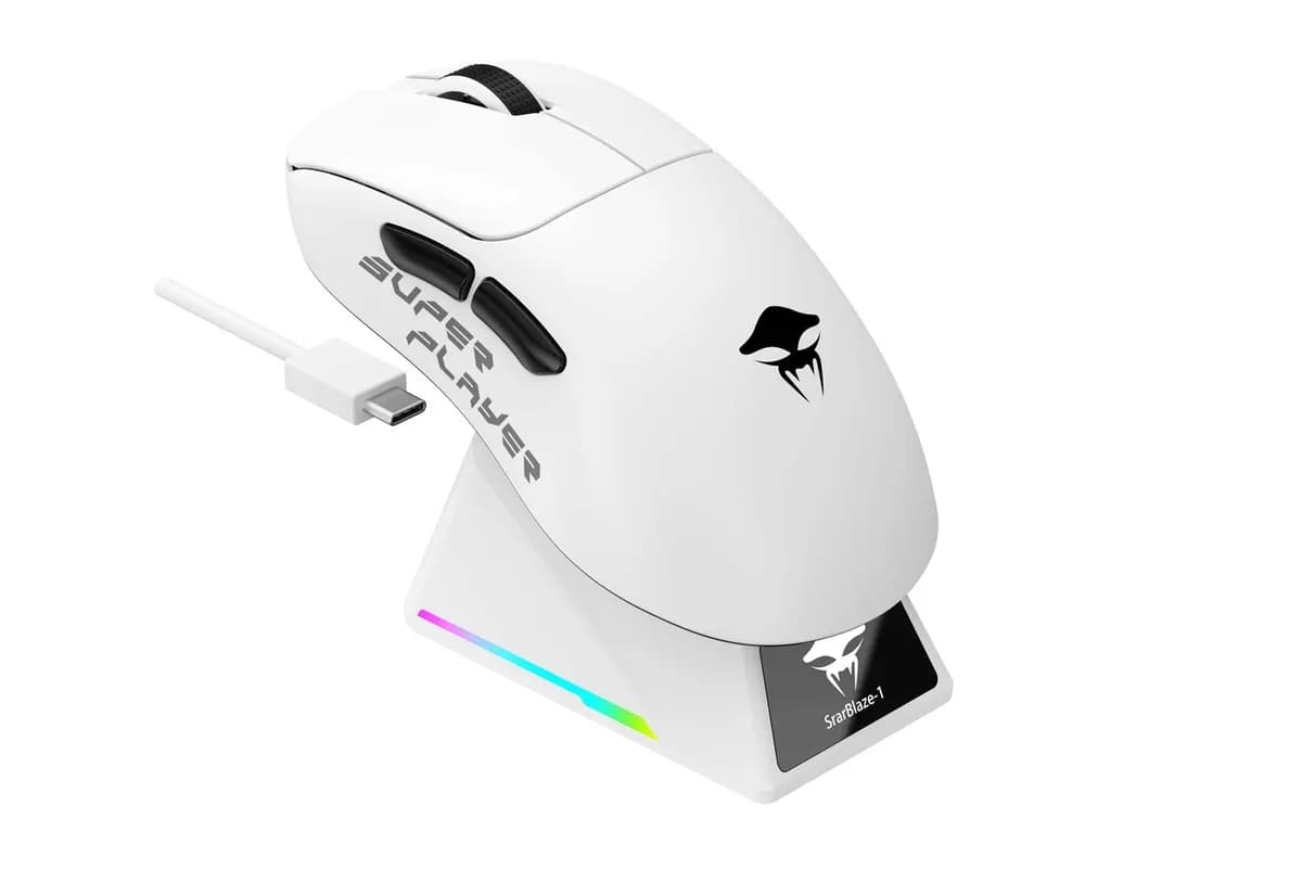 Havit Mysz gamingowa bezprzewodowa StarBlaze-1 (biało-czarny), zdjęcie 1 z 12