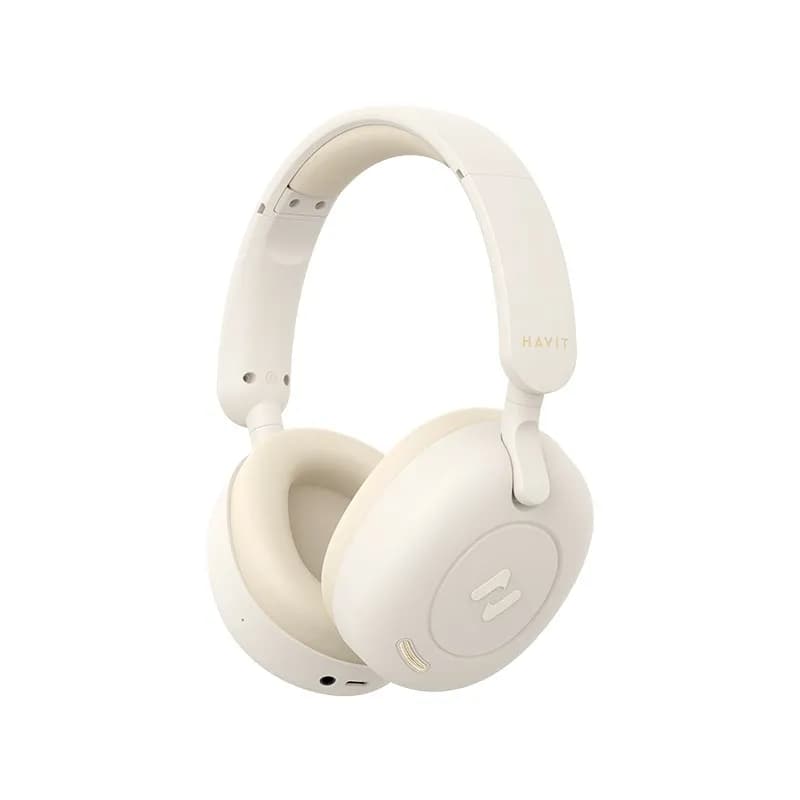 Havit Słuchawki bezprzewodowe bluetooth H655BT beżowy, zdjęcie 1 z 5