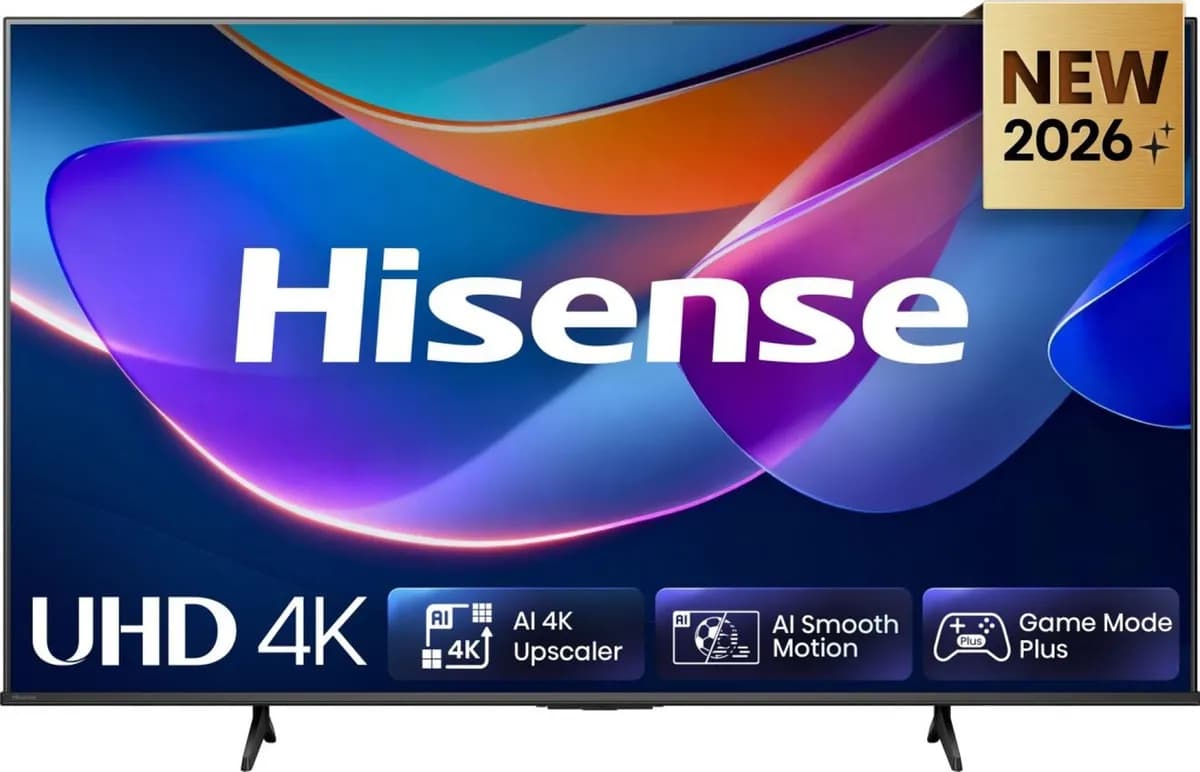 Hisense Telewizor 55A6S DLED 55" 4K Ultra HD VIDAA Dolby Atmos DVB-T2 Czarny, zdjęcie 1 z 12