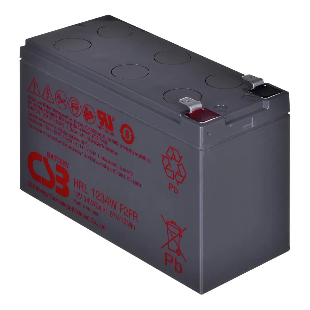 Hitachi CSB Akumulator CSB HRL1234WF2FR 12V 9Ah, zdjęcie 1 z 3