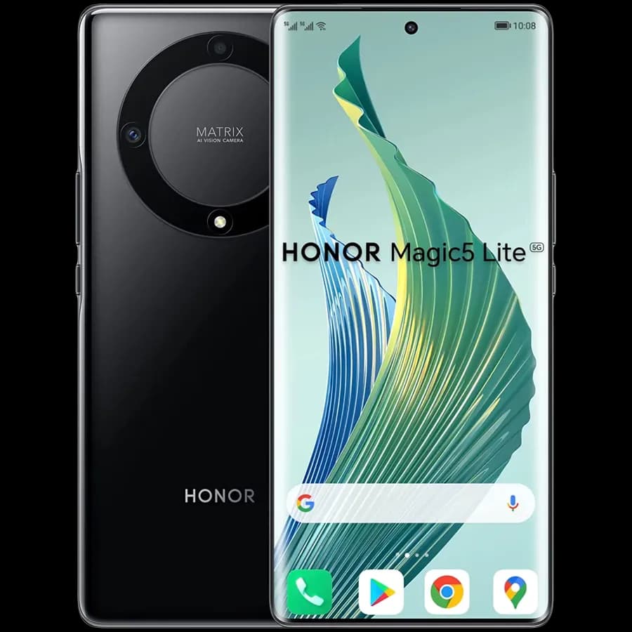 Honor Magic 5 Lite 8 GB/256 GB Midnight Black, Grade C, Used, zdjęcie 1 z 4