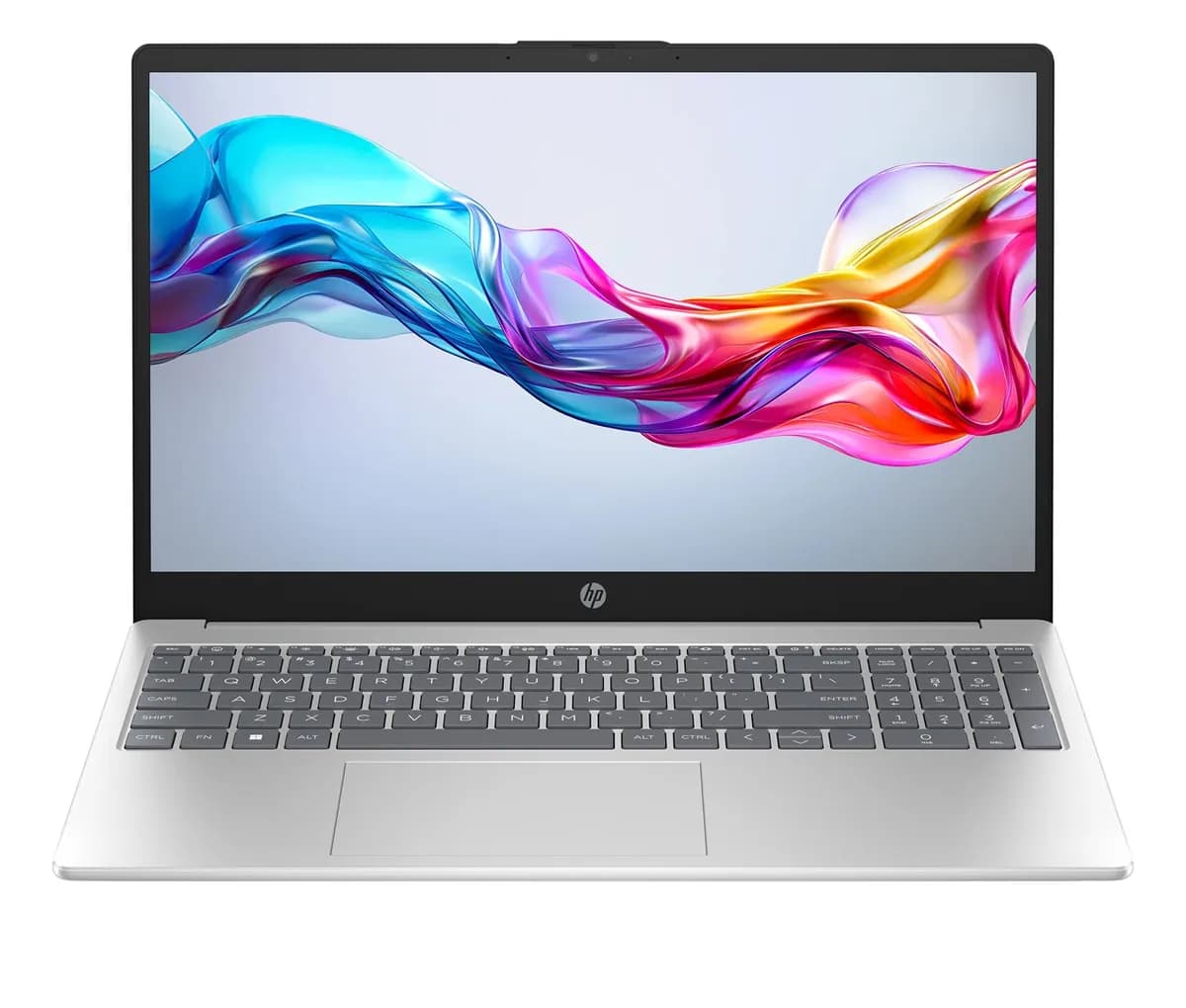 HP 15-fd0234nw i3-1215U 15,6”FHD AG 8GB SSD256 UHD 64EUs Cam720p 41Wh DOS 2Y Natural Silver, zdjęcie 1 z 8