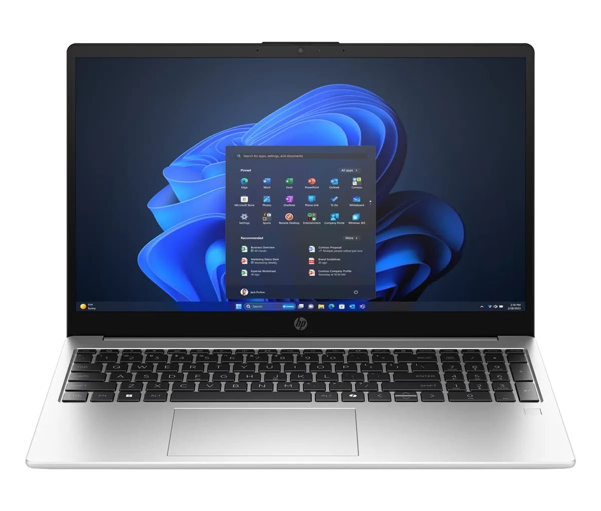 HP 255R G10 Ryzen 5 7535U 15.6"FHD IPS 300nits AG 8GB DDR5 4800 SSD512 Radeon 660M Cam1080p, zdjęcie 1 z 6