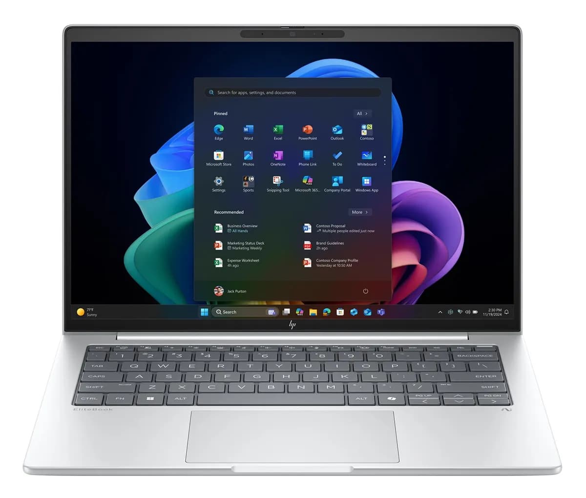 HP EliteBook 8 G1a Ryzen AI 7 PRO 350 14.0"WUXGA IPS 400nits AG 32GB DDR5 5600 SSD1TB Radeon, zdjęcie 1 z 12
