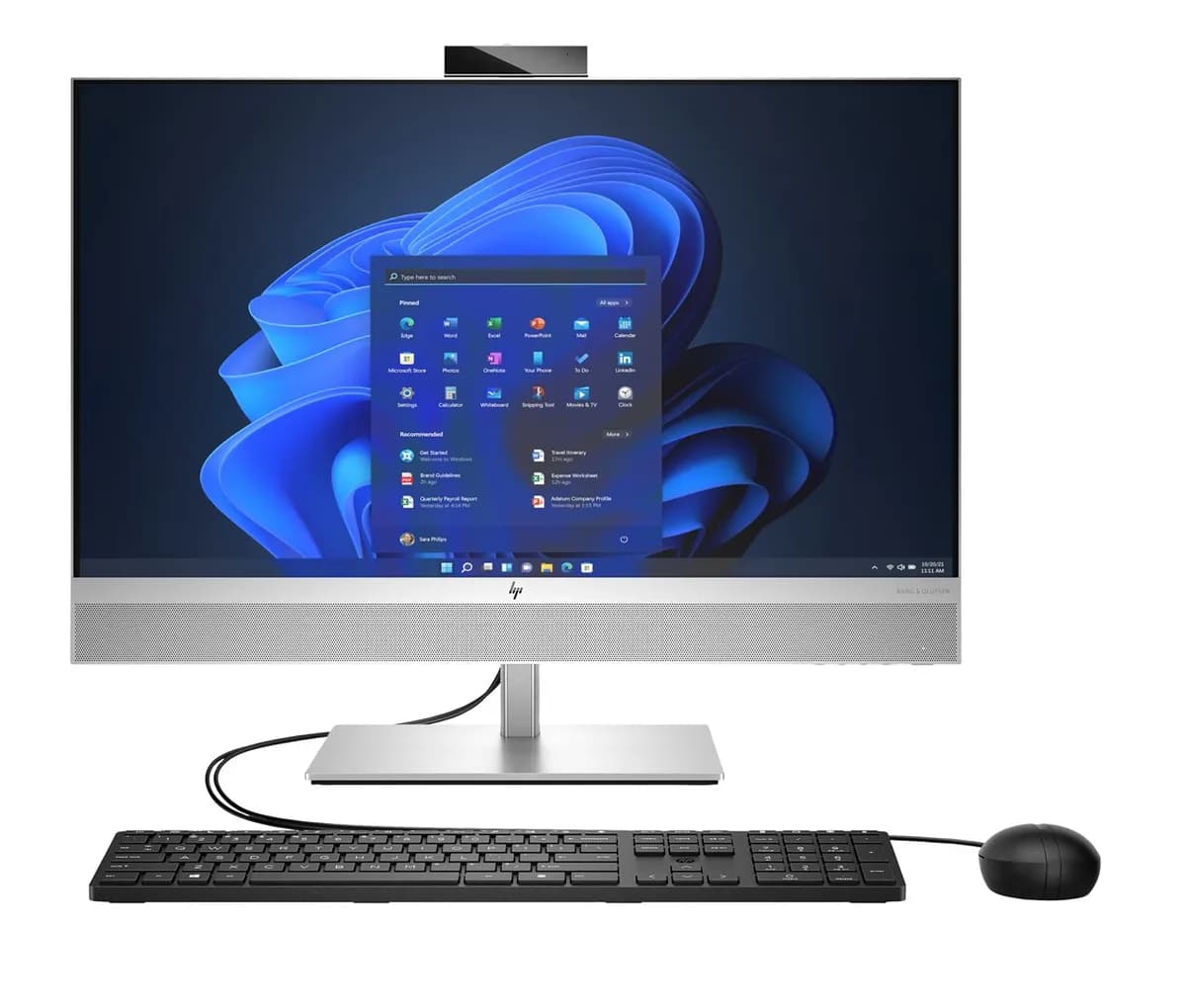 HP EliteOne 870 G9 AiO i7-14700 27.0"FHD IPS 250nits AG 16GB SSD512 UHD 770 5.0 Mpix W11Pro, zdjęcie 1 z 5