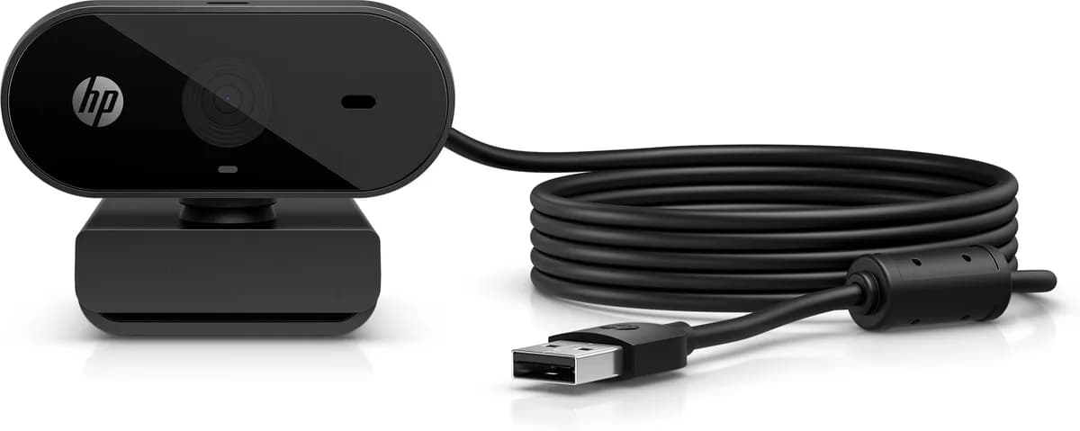 HP Kamera internetowa 320 Full HD Webcam USB czarna 53X26AA, zdjęcie 1 z 8