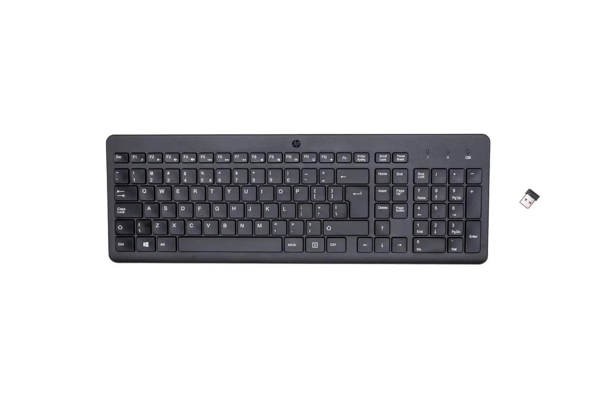 HP Klawiatura 220 Wireless Keyboard bezprzewodowa czarna 805T2AA, zdjęcie 1 z 2