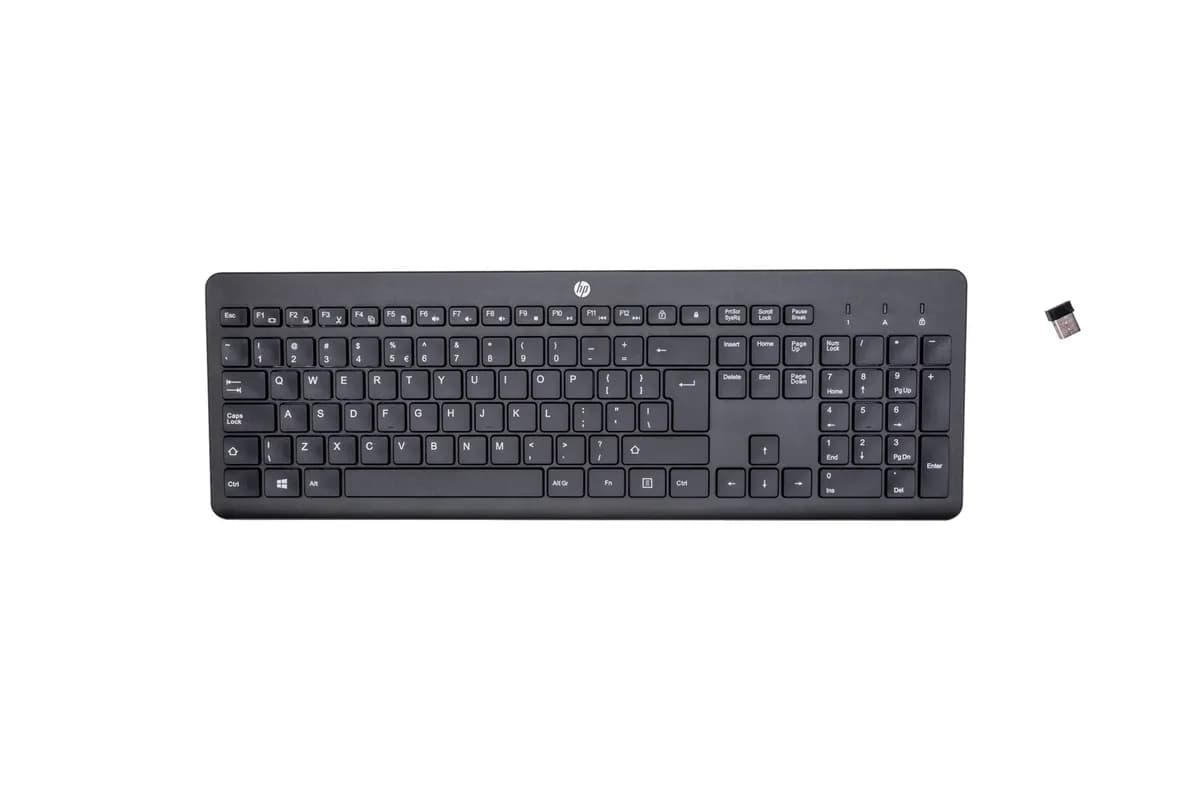 HP Klawiatura 230 Wireless Keyboard bezprzewodowa czarna 3L1E7AA, zdjęcie 1 z 2