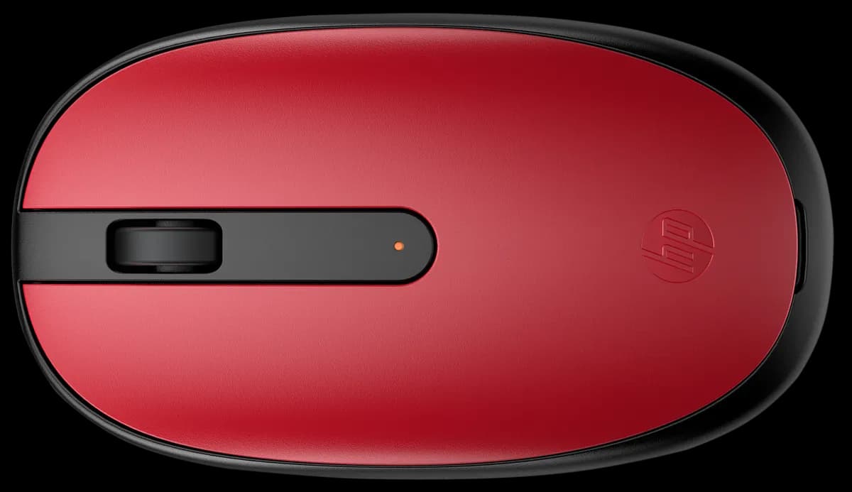 HP Mysz 240 Empire Red Bluetooth Mouse bezprzewodowa czerwono-czarna 43N05AA, zdjęcie 1 z 11