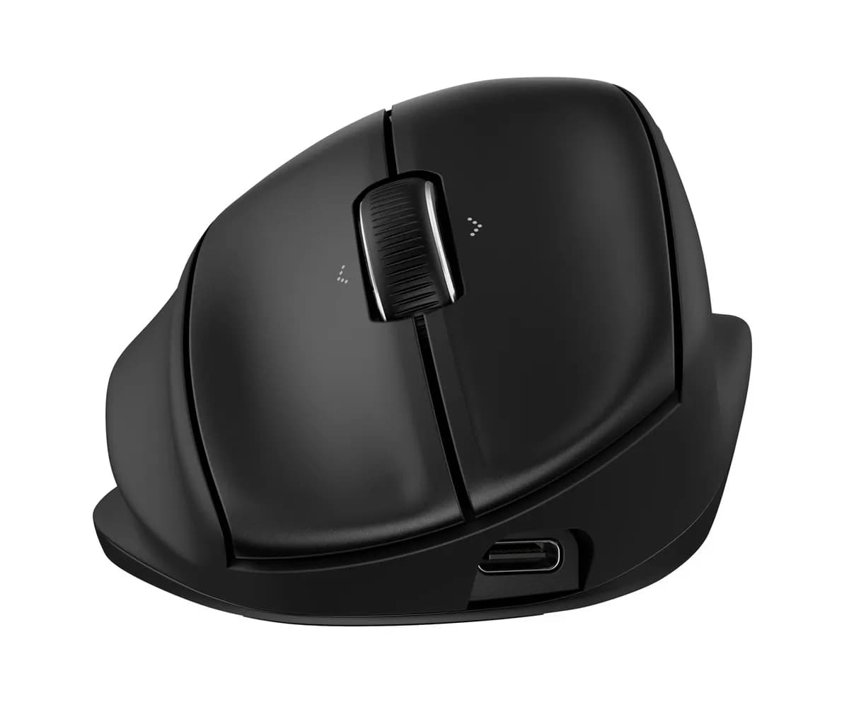 HP Mysz Tilt Ergonomic Black Mouse 720M Wireless, Bluetooth bezprzewodowa czarna BH0Z4AA, zdjęcie 1 z 7