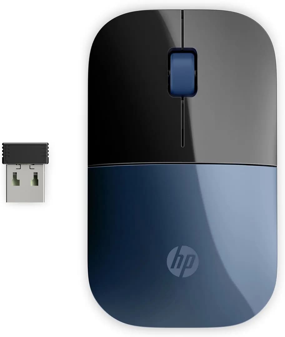 HP Mysz Z3700 Wireless Mouse Lumiere Blue bezprzewodowa czarno-niebieska 7UH88AA, zdjęcie 1 z 4