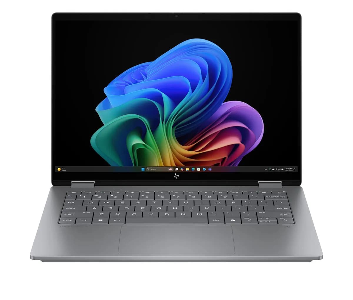 HP OmniBook X Flip 2in1 14-fk0020nw Ryzen AI 5 340 14"2K OLED 300nits LBL Glosy 16GB LPDDR5x, zdjęcie 1 z 12