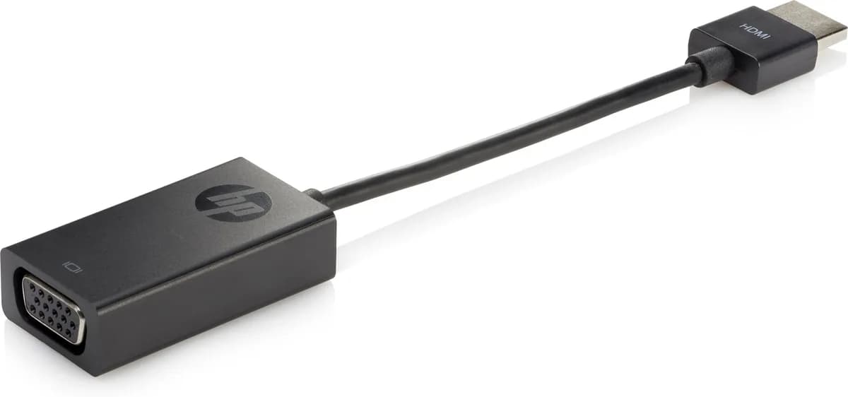 HP Przejściówka HDMI to VGA Cable Adapter czarna X1B84AA, zdjęcie 1 z 3