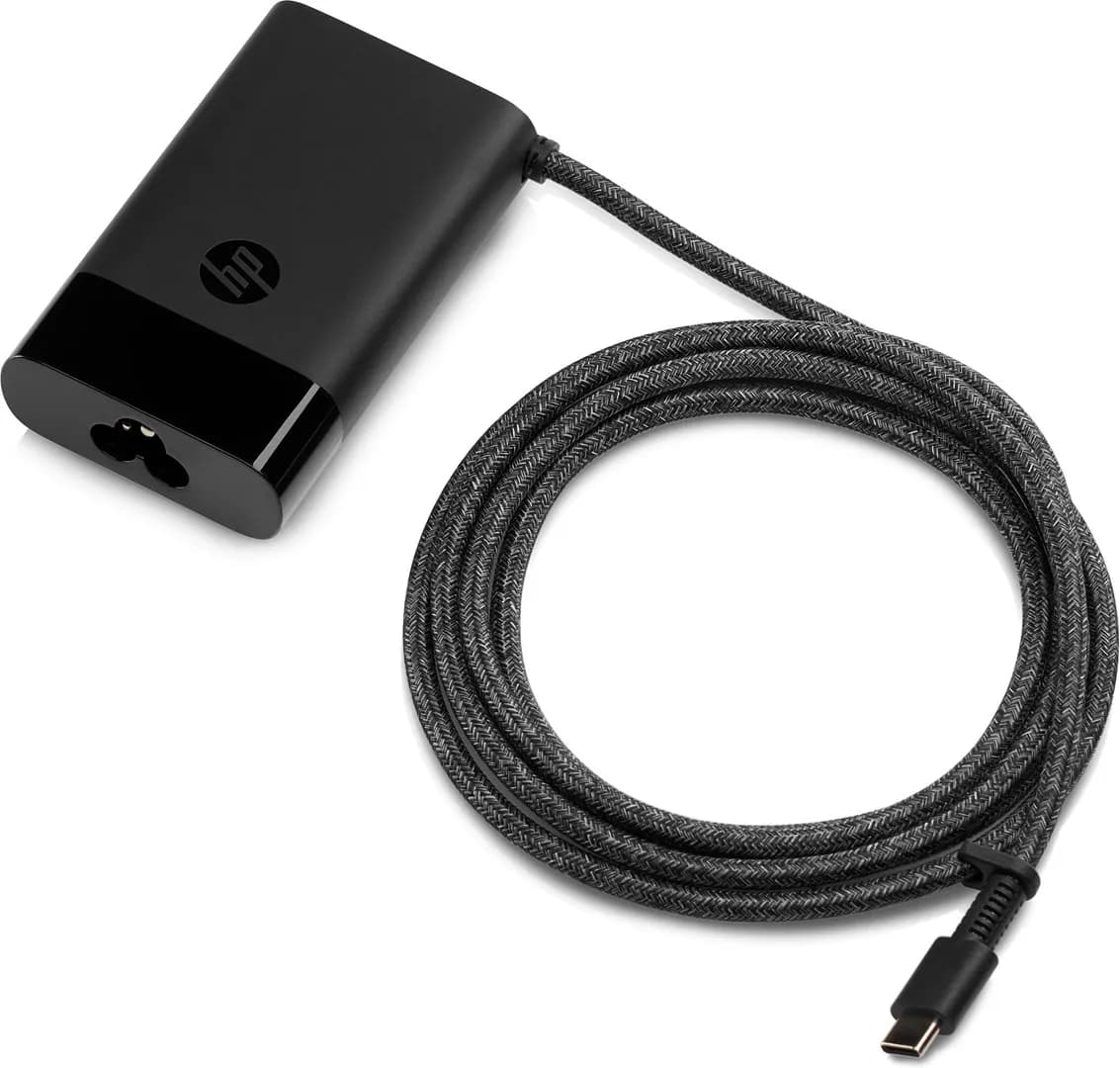 HP Zasilacz sieciowy 65W Laptop Charger USB-C czarny 671R2AA, zdjęcie 1 z 3
