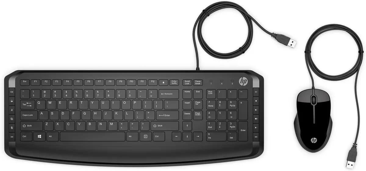 HP Zestaw klawiatura + mysz Pavilion Keyboard + Mouse 200 przewodowe czarne 9DF28AA, zdjęcie 1 z 2