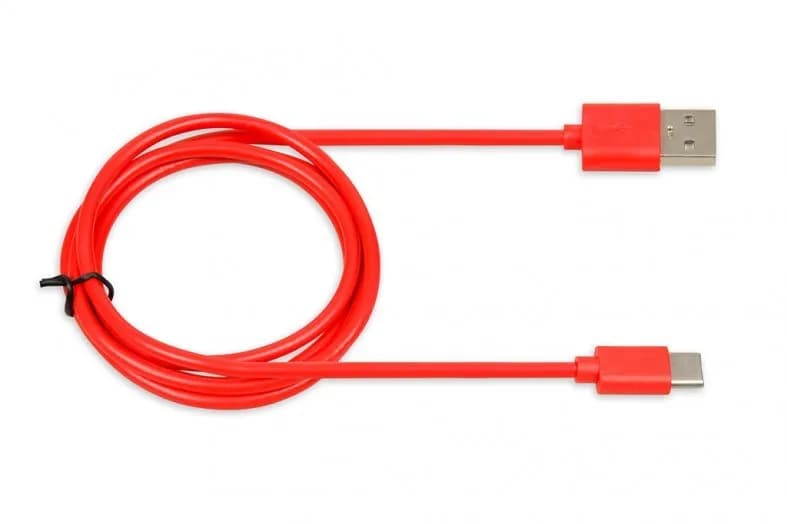Ibox Kabel IKUMTCR (USB 2.0 typu A - USB typu C ; 1m; kolor czerwony), zdjęcie 1 z 3
