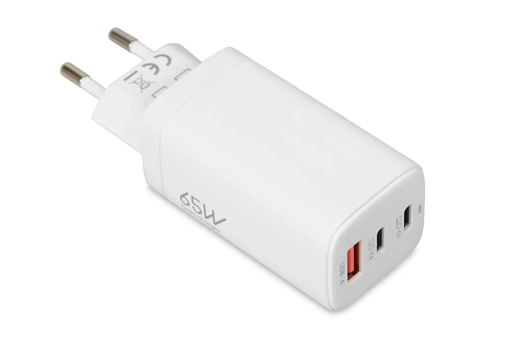 Ibox ŁADOWARKA SIECIOWA I-BOX C-65 GAN PD65W KABEL, BIAŁA, zdjęcie 1 z 8