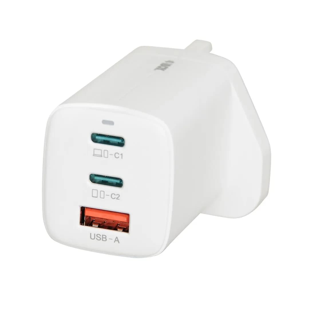 Ibox ŁADOWARKA SIECIOWA I-BOX C-65 GAN PD65W KABEL, BIAŁA, zdjęcie 1 z 7