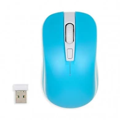Ibox Mysz LORIINI IMOF008WBL (optyczna; 1600 DPI; kolor niebieski, zdjęcie 1 z 6